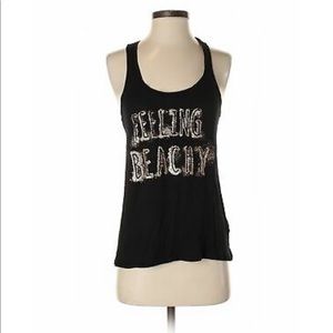Juicy Couture racerback tank black sz M